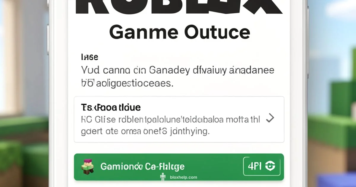 Game Outage Guide - Blox Help