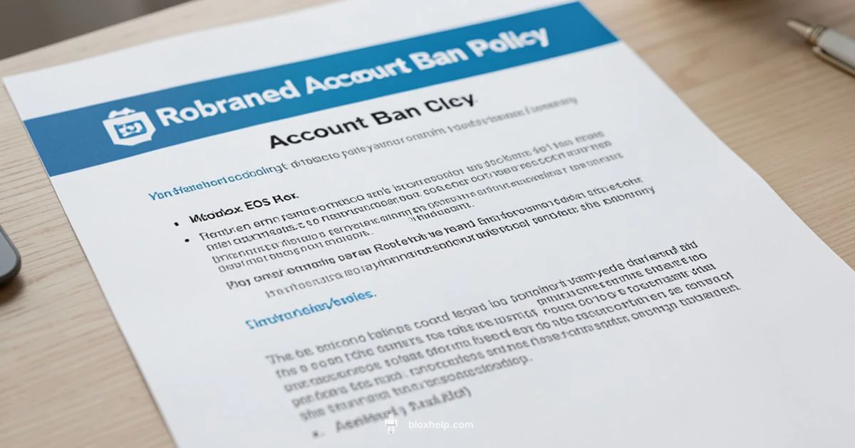 Ban Policy - Blox Help