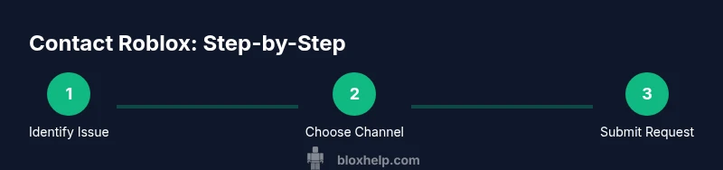 Process diagram for calling Roblox support