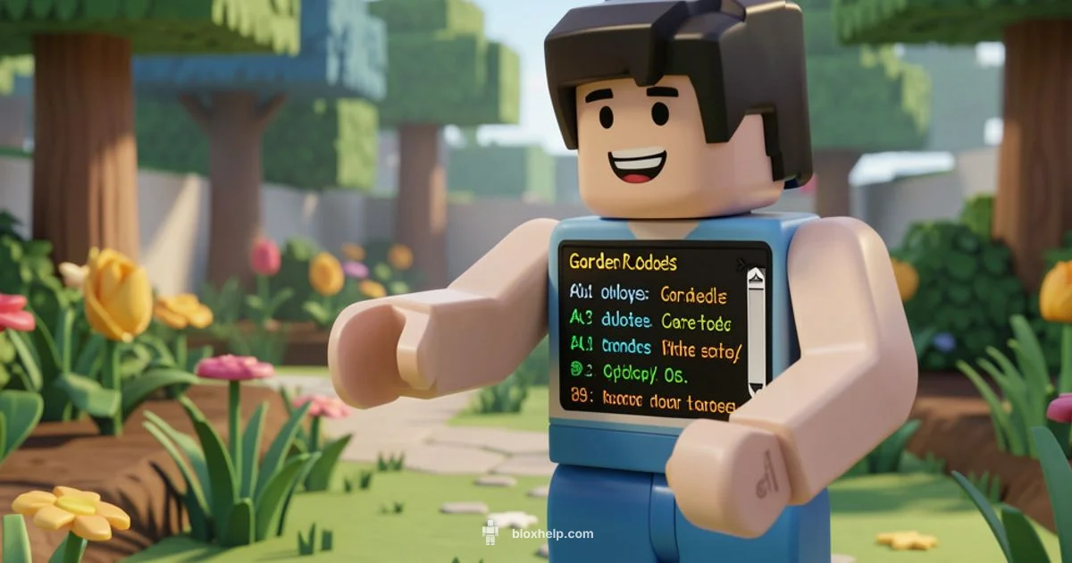 Garden Codes - Blox Help