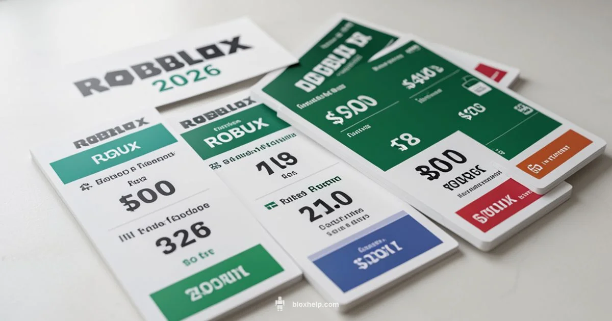 Robux Pricing 2026 - Blox Help