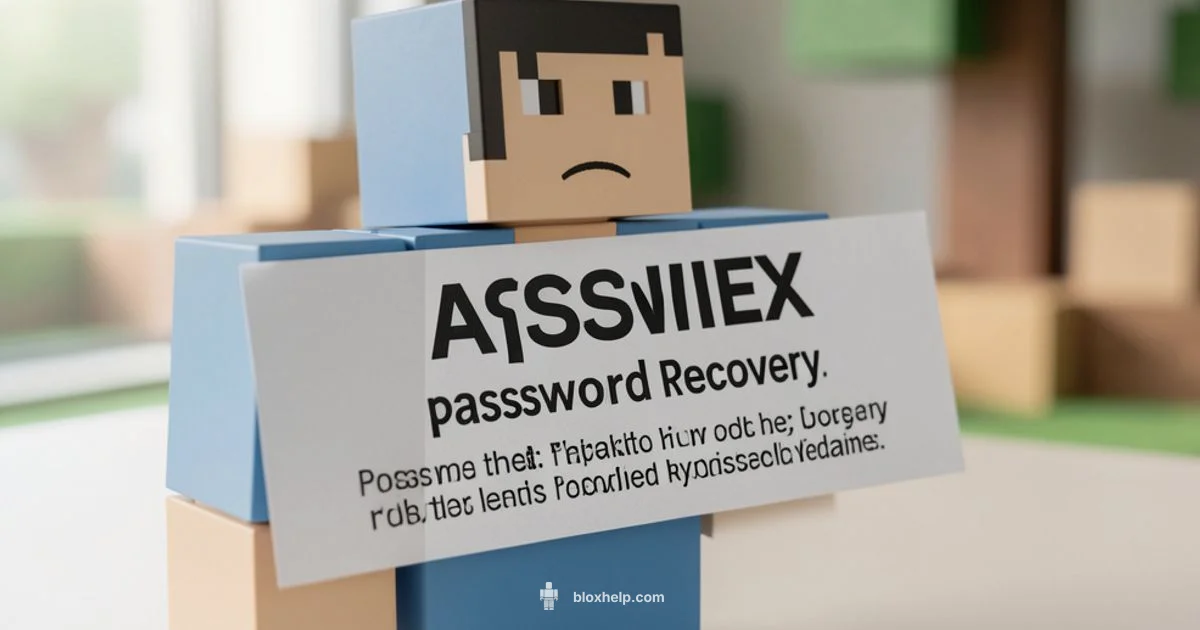 Forgot Roblox Password - Blox Help