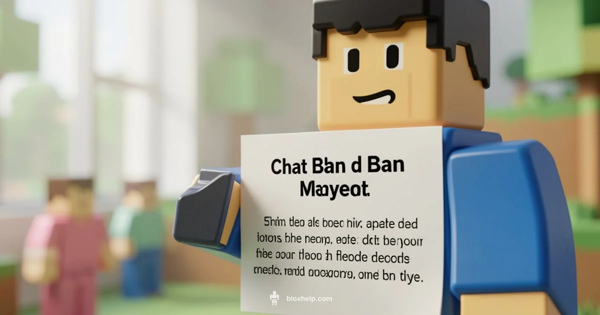 Chat Ban Guide - Blox Help