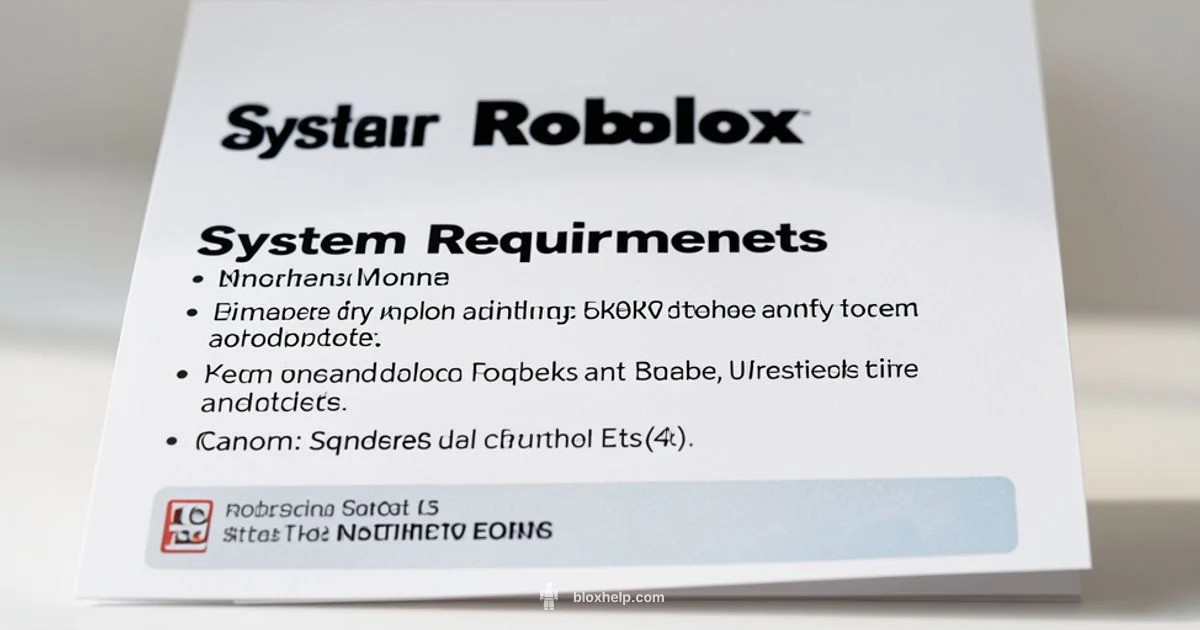 Roblox Specs Guide - Blox Help